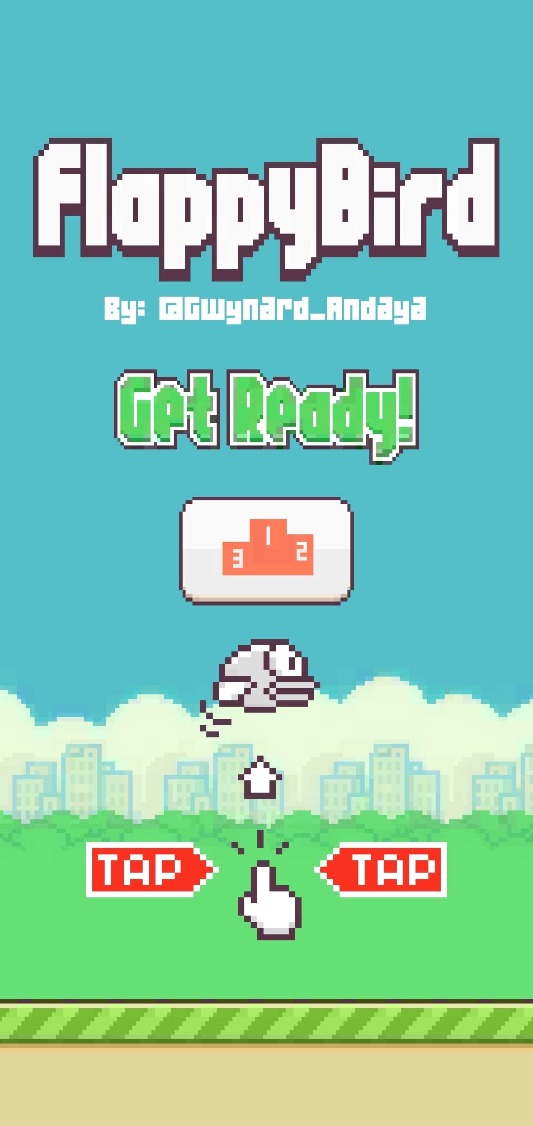 Fwappy Bird fan game by Gwyn