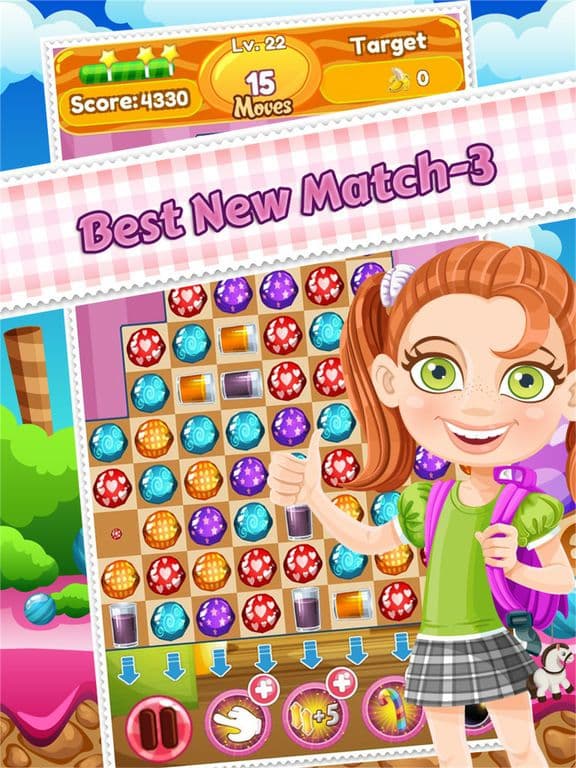 Sweet Sugar Ball Fruit Juice Splash screenshot 2