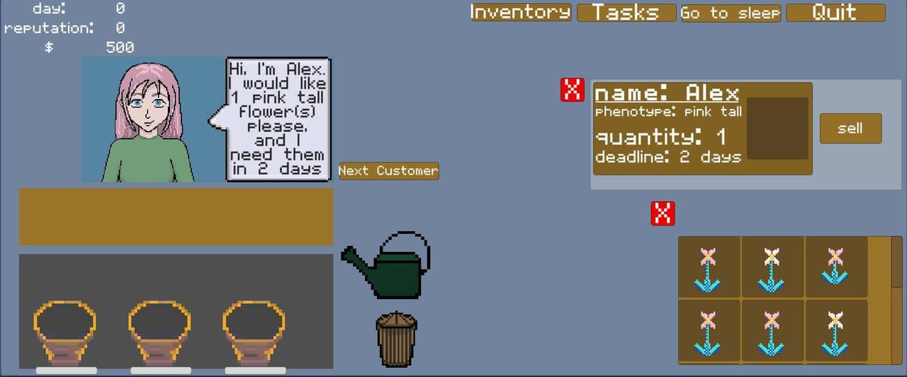CherryPick: Plant breeding simulator