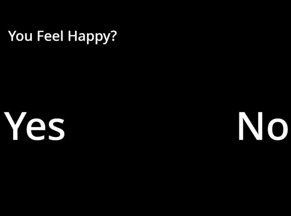 You Feel Happy?