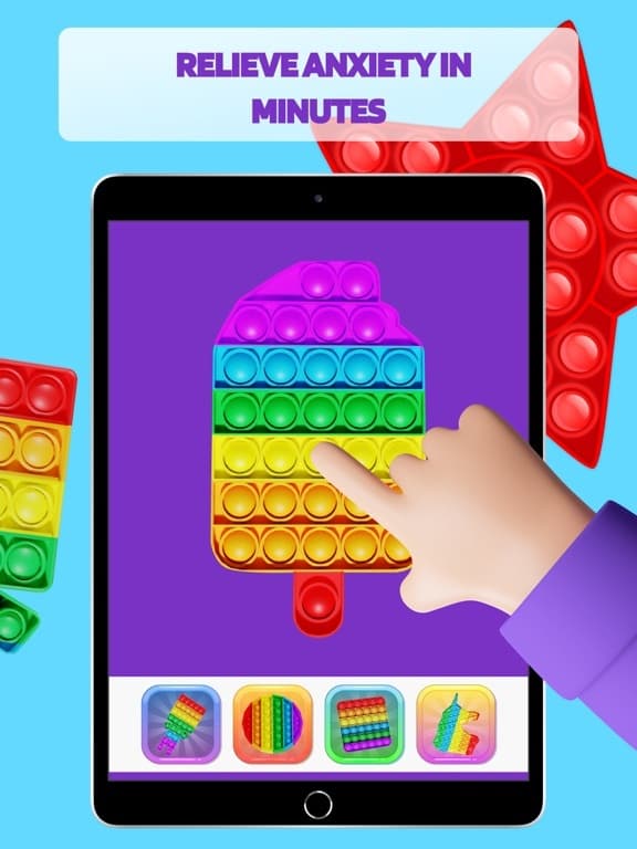 Pop It Fidget Trading Toys 3D