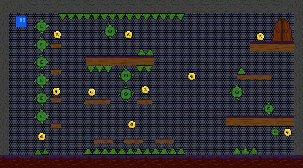 LittleBlueGuy in the Coin Dungeon