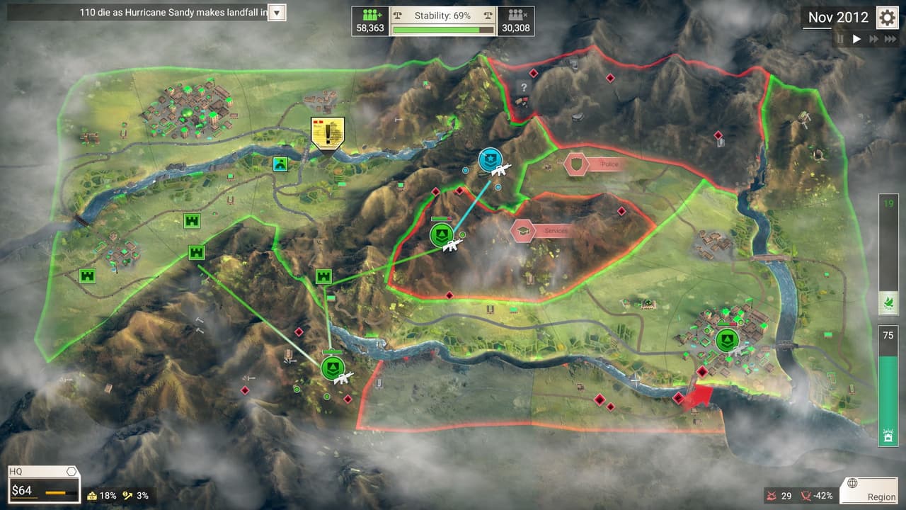 Rebel Inc: Escalation screenshot 5