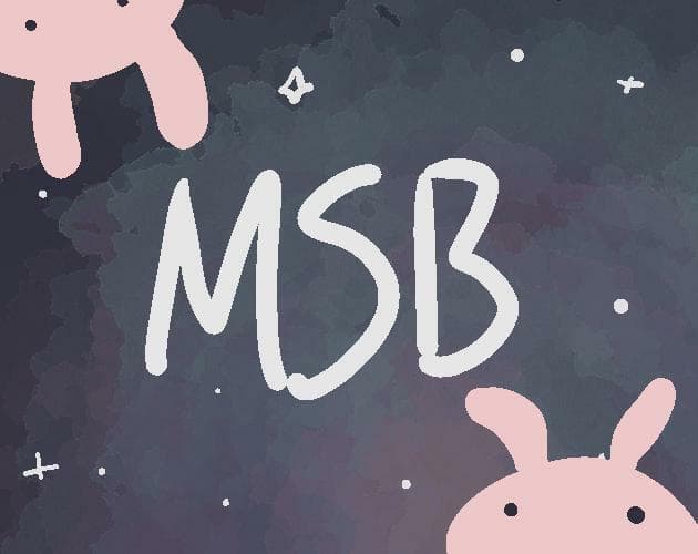 Mochi in Space with Bunnies