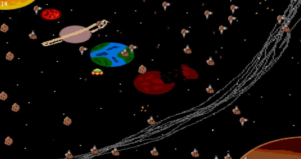Laser Asteroids (TheCabbageKnight)