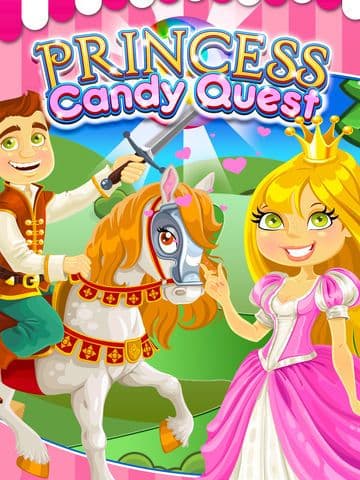 Little Pink Princess Candy Quest - Bubble Shooter Game