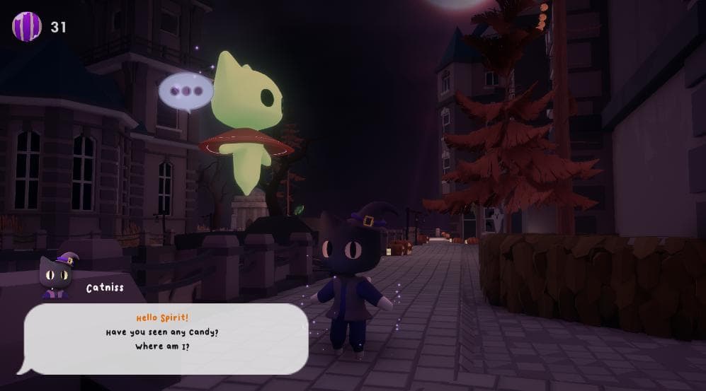 Catniss and the Phantom Candies / Cute 3D Spooky Browser / screenshot 4
