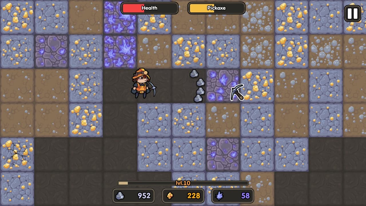 Golden Mine Pickaxe 2: Mummy Tombs screenshot 2