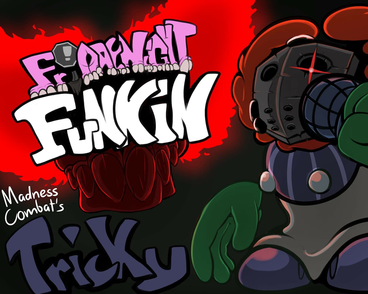 FNF Madness Combats Complicated Clown