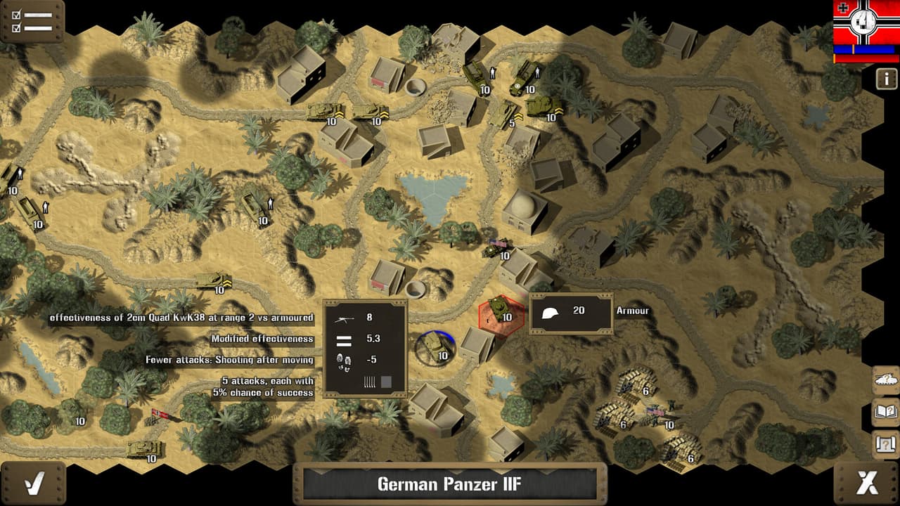Tank Battle: North Africa screenshot 2