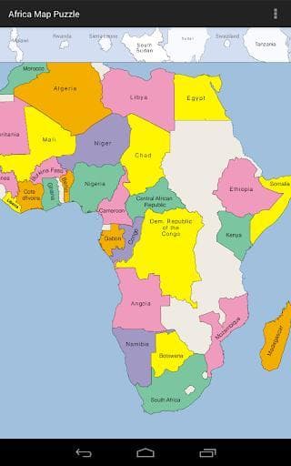 Africa Map Puzzle