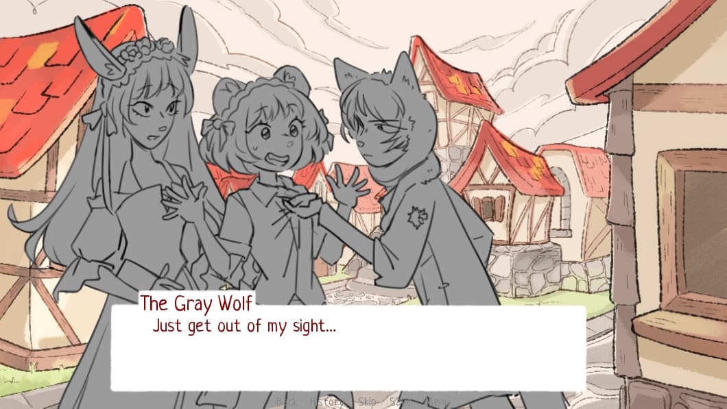 The Gray Wolf and The Little Lamb