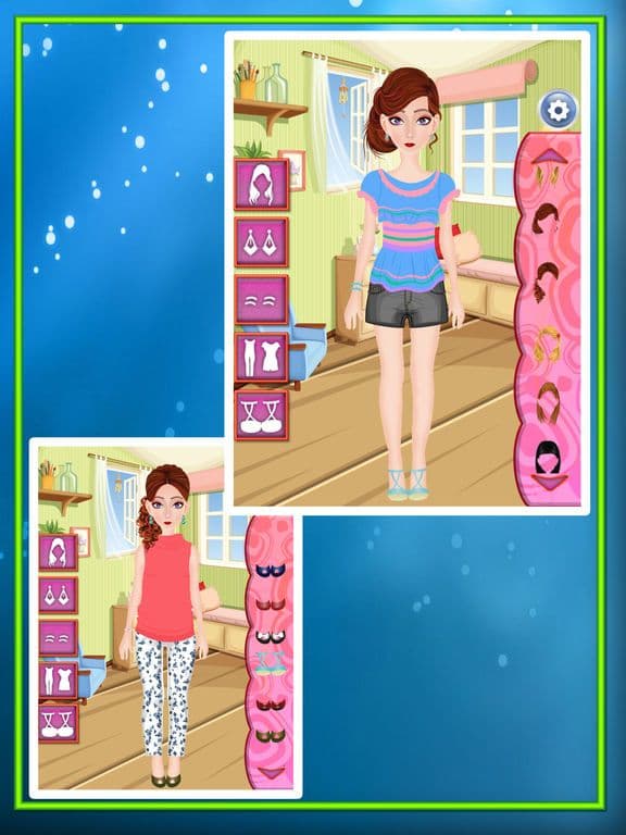 Collage Girl Makeup Salon