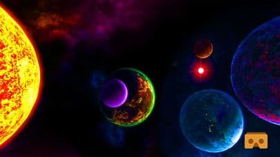 VR Roller Coaster Space ship tour for google cardboard screenshot 4