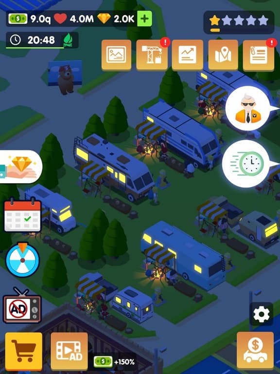 Campground Tycoon-Idle RV life screenshot 3