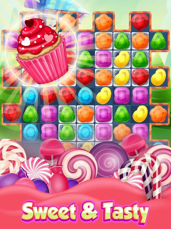 Super Charming Lollipop Perfect Match 3 Sugar Land screenshot 3