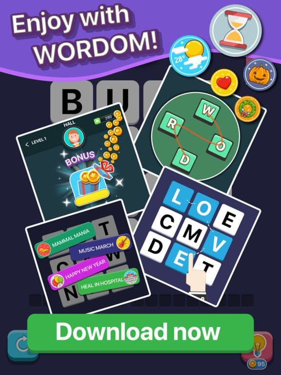 Wordom Hidden Words