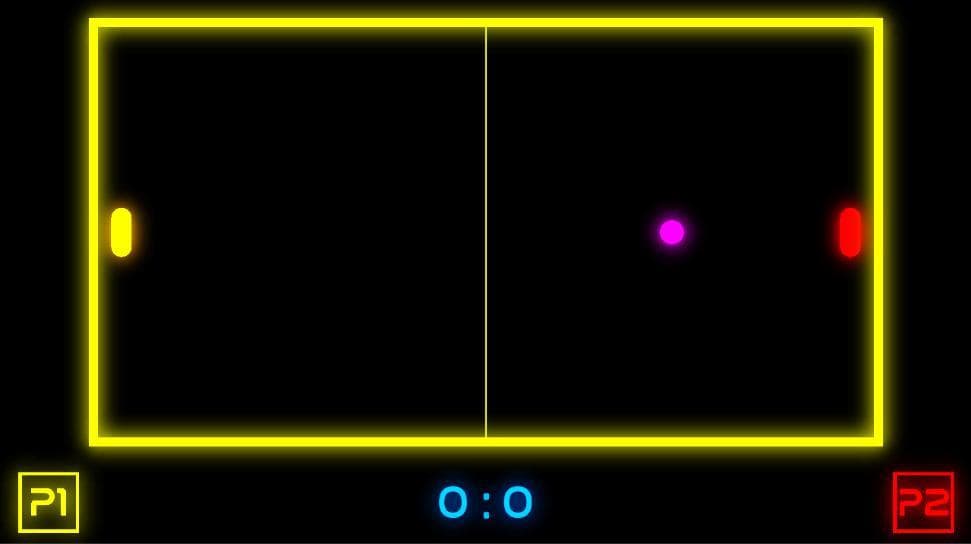 Super Pong Neon screenshot 2