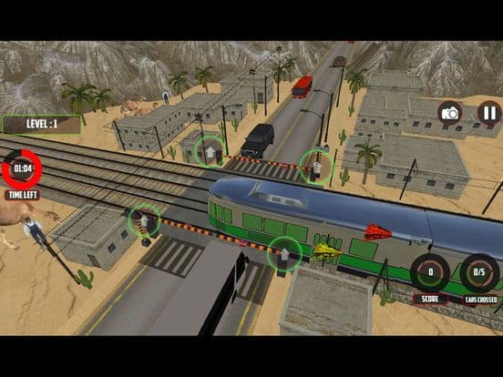 Railroad Crossing Train Sim 3D screenshot 5