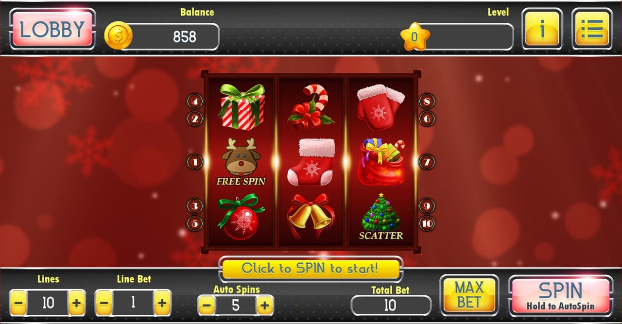Christmas Slots - Casino Game (itch) screenshot 2