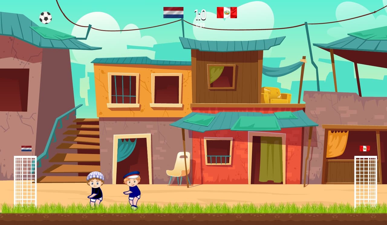 Funny Street Football screenshot 2