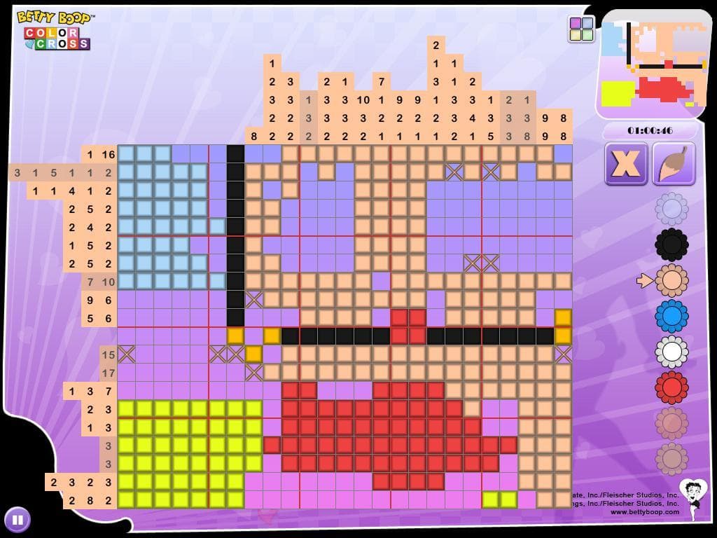 Betty Boop Color Cross screenshot 2