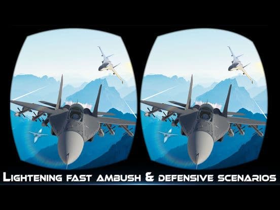 VR Jet Fighter Combat Flight simulator game Best screenshot 2