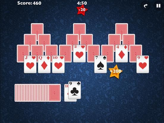 Solitaire Tri-Peaks Go screenshot 3