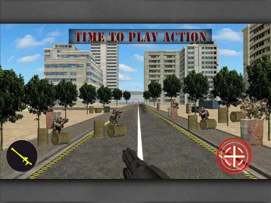 Real Weapon Enemy Destruction: RPG and Machine Gun screenshot 3