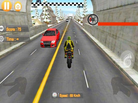 Traffic Bike Endless Racer 2 screenshot 5