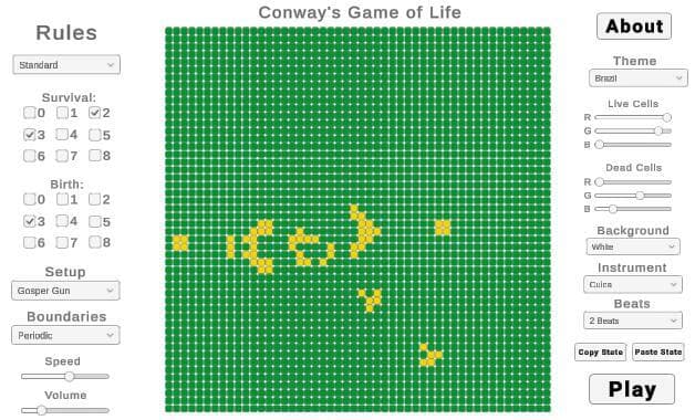 Conways Game of Life (lr.gui)