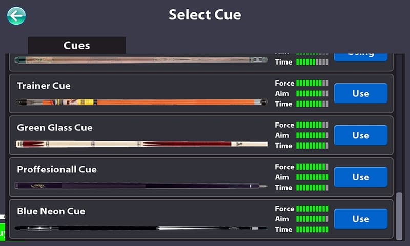 Pool 8 offline trainer screenshot 2