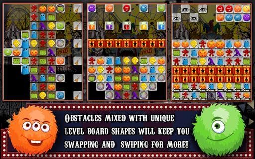 Halloween Drops 3 - Match three puzzle screenshot 4