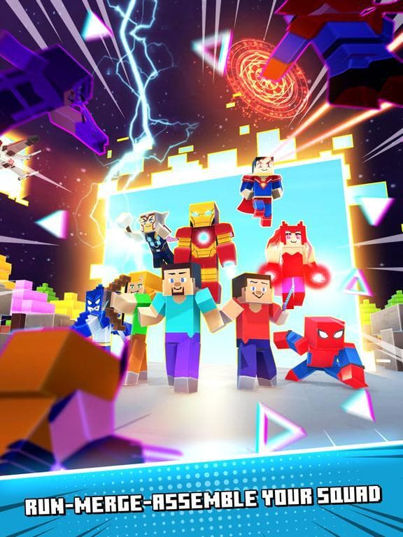 Hero Craft Merge: Run & Battle screenshot 6