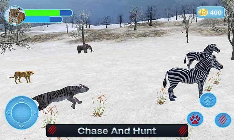 Wild White Tiger: Jungle Hunt screenshot 3
