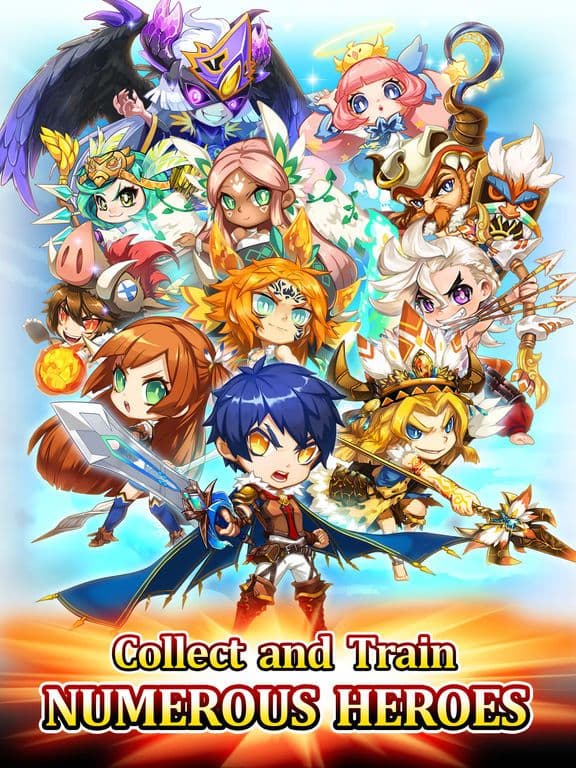 Heroes Frontier - Endless Idle Clicker RPG Games screenshot 4
