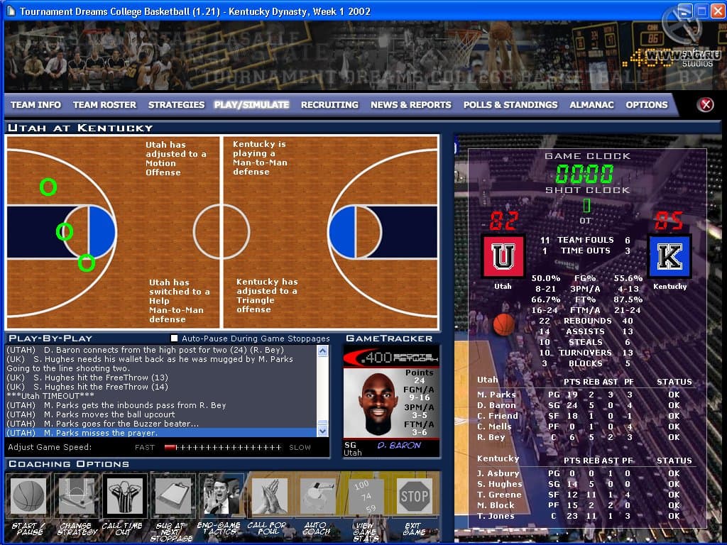 Tournament Dreams College Basketball screenshot 2