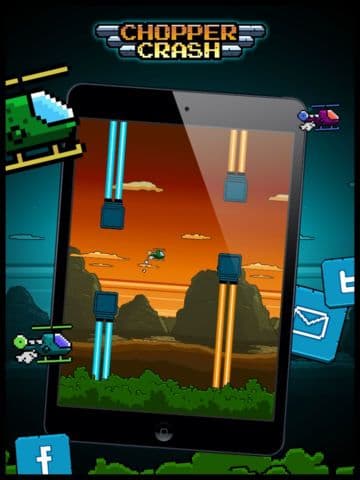 Clumsy Chopper Smash - Top Fly or Hit Crazy 3D Chaos Sky-car Racing Game Challenge screenshot 3