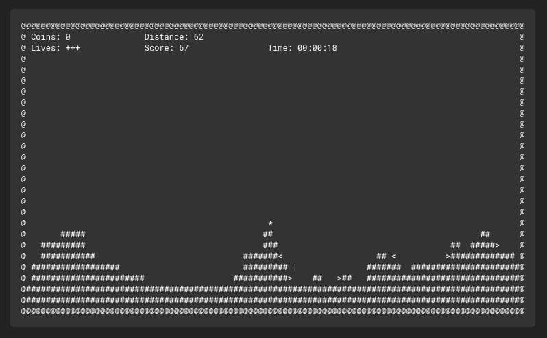 TXT-Arcade Jump & Run screenshot 2