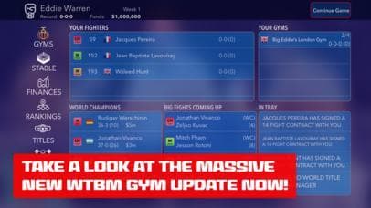 World Title Boxing Manager screenshot 2