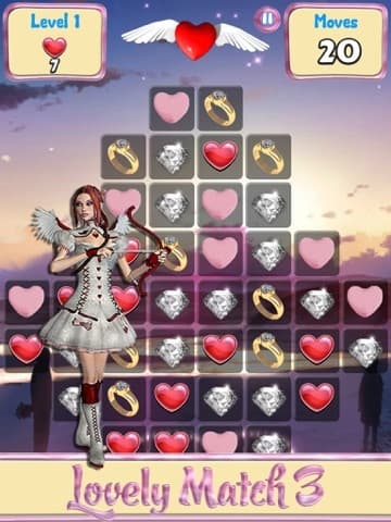 Valentine Crush - Match the Hearts screenshot 2
