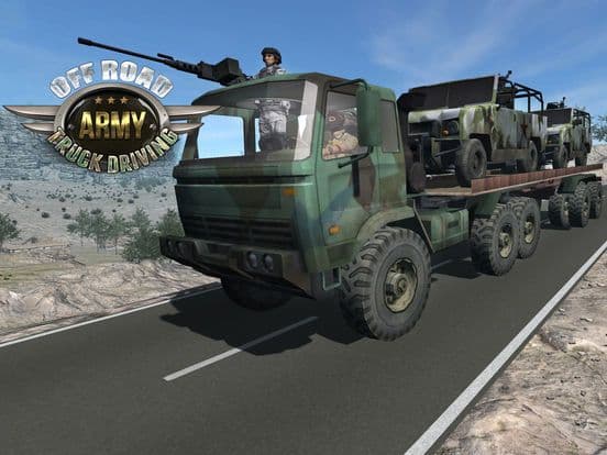 Off Road Heavy Driving - Army Transport Cargo Game screenshot 2