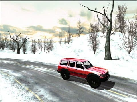 Car Race Winter screenshot 4