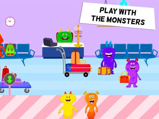 My Monster Town: Airport Game screenshot 4