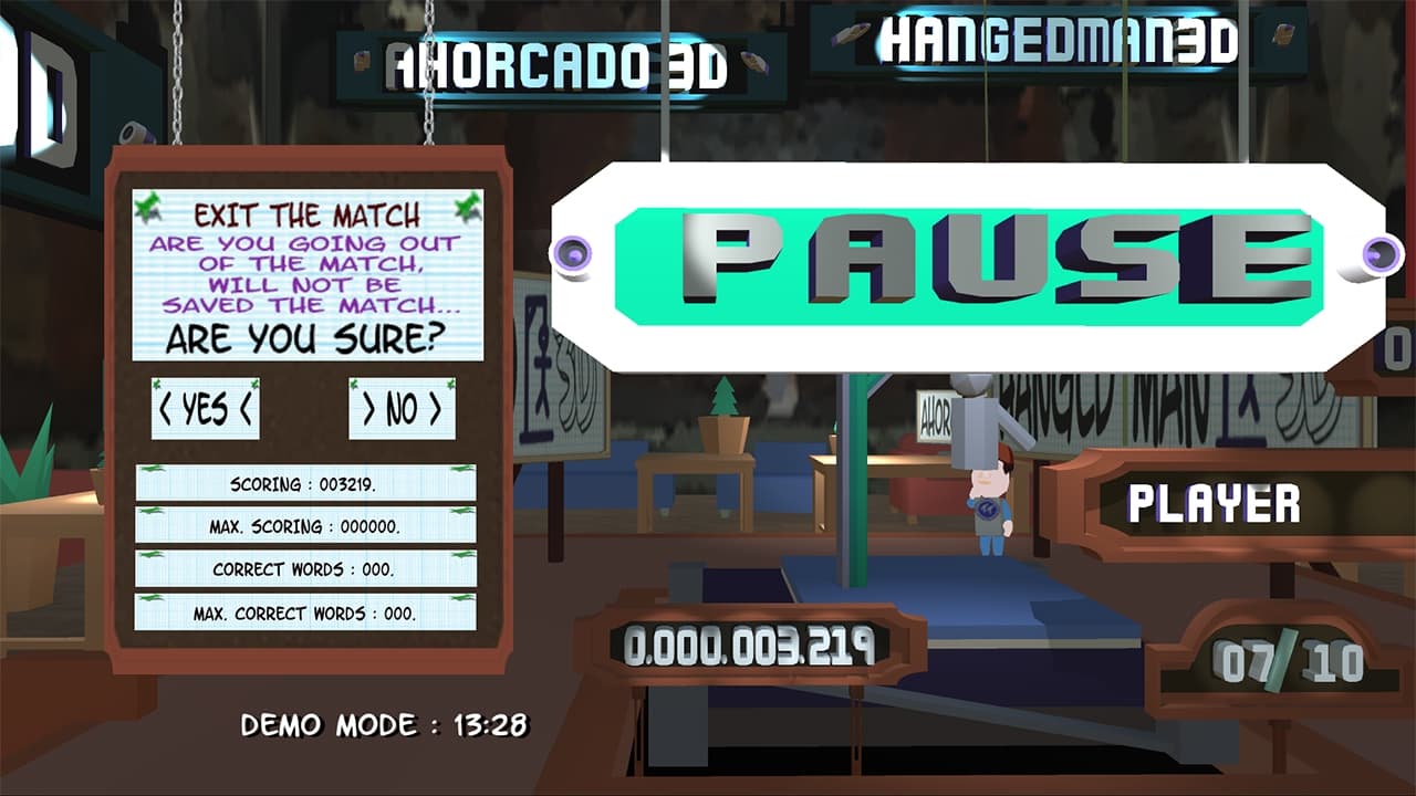 Ahorcado 3D - Hangedman 3D Demo 2023 v0.1.0