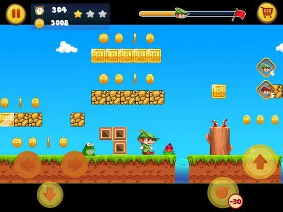 Robin Jungle World -Jump N Run screenshot 3