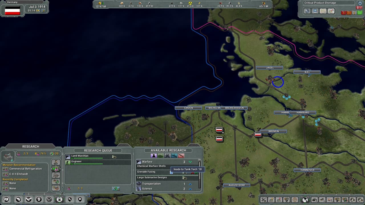Supreme Ruler The Great War Remastered screenshot 4