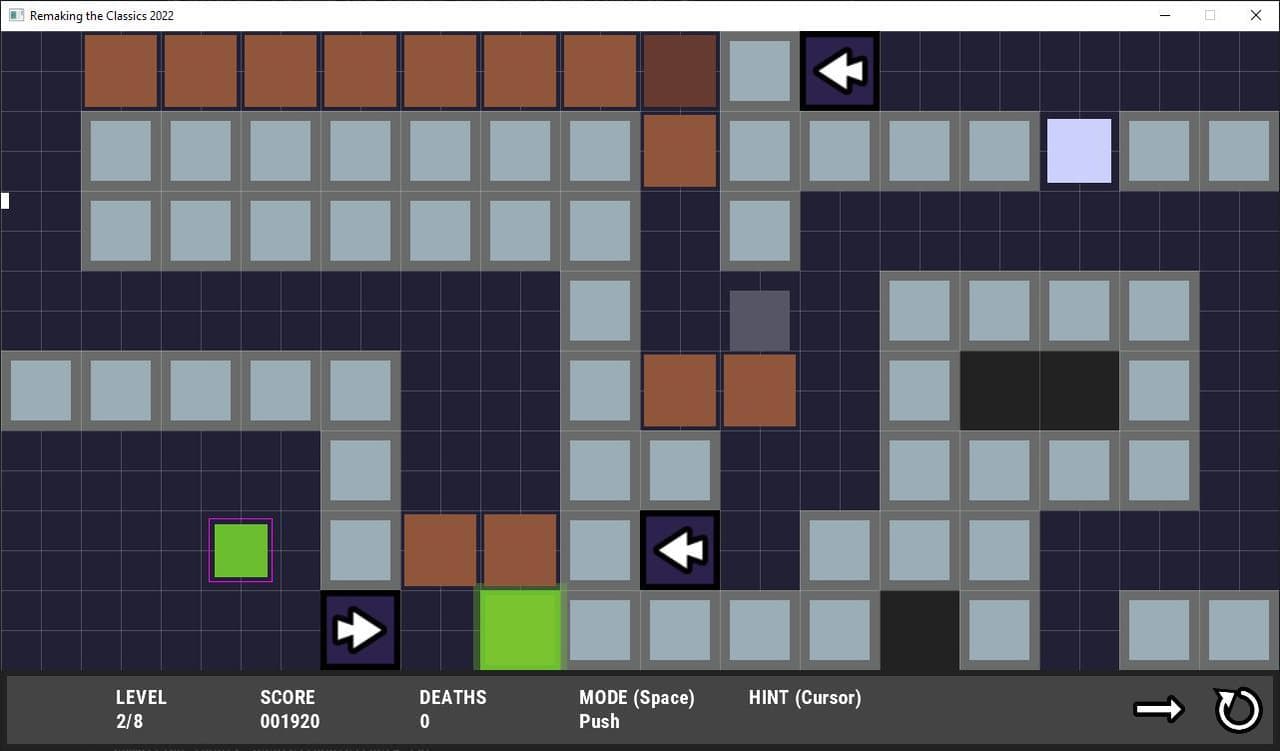 Boulderdash Game (RTC Jam) screenshot 3