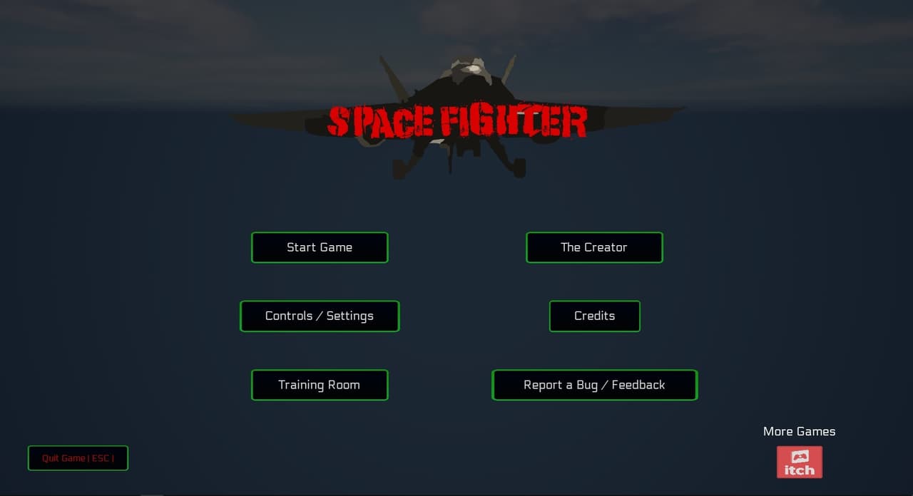 Space Fighter (itch) (Vlatko Chankulovski) screenshot 2