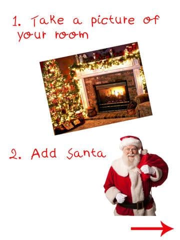 Santa was in my House! Catch Santa Camera 2014 screenshot 2